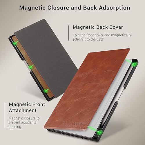 Vista 26 de CoBak Funda para Remarkable Paper Pro Move de 7.3 pulgadas 2025, carcasa rígida protectora ligera con función de encendido y apagado automático
