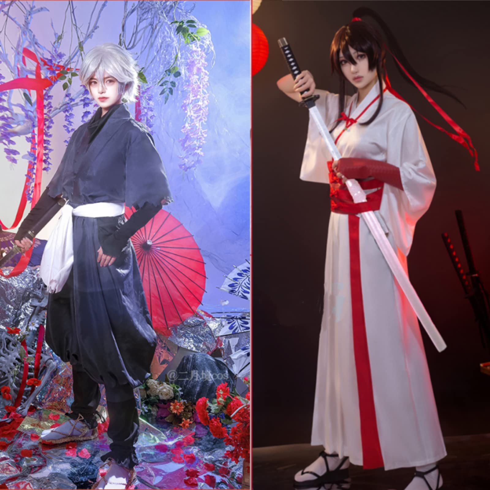 Amazon.co.jp: [Hushan] 画眉丸 佐切 コスプレ服 地獄楽cosplayに適用