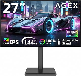 Z-Edge AGEX 27 Inch QHD Gaming Screen 144Hz 2K 2560x1440