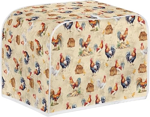 Miniatura 8 de Xoenoiee Cubierta para tostadora con estampado de hojas de arce, cubierta de tostadora de 4 rebanadas, 2 rebanadas de ranura ancha, fundas para