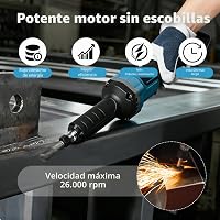 Polizor drept Ayolofei cu motor fără perii pentru acumulator Makita 18V, 4 trepte, șlefuire, lustruire, gravare, fără acumulator 2