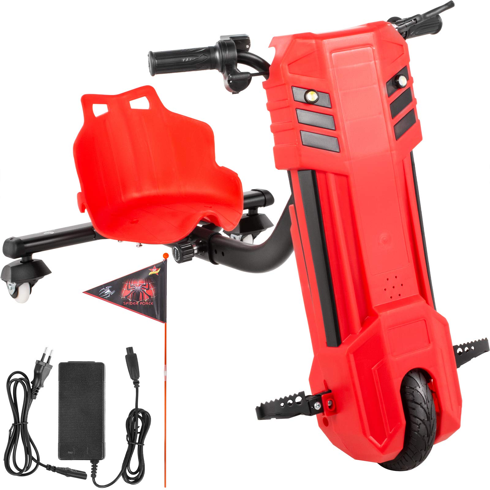 Buy Husuper Drift Trike 3 Wheel Drift Cart Kids Electric Scooter