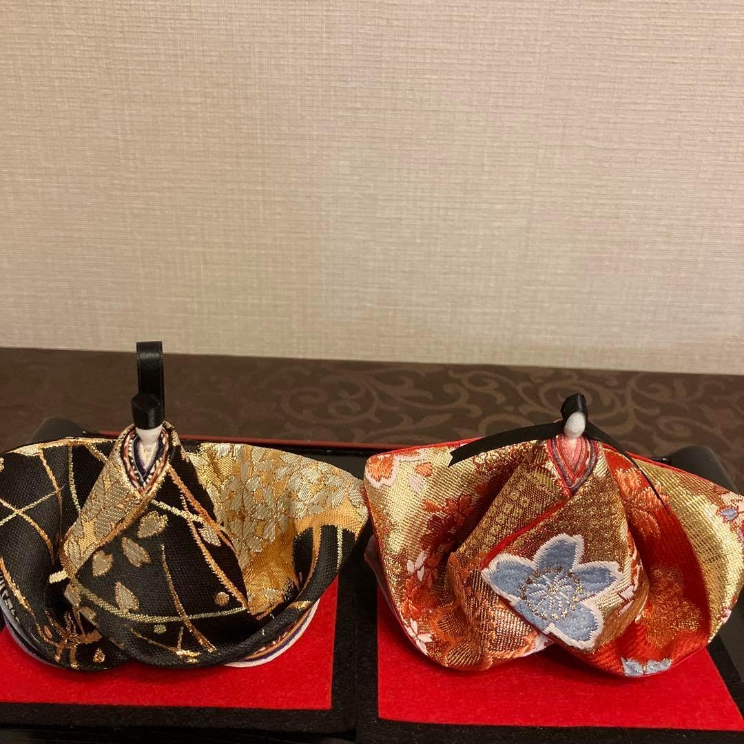 雛人形 親王飾りほぼ新品！吉兆雛 柴田家千代 花飾り 提灯付き 雛人形