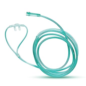 OTICA Nasal Cannula For Oxygen with Soft Touch, Universal Connector for Adults (14 Feet, Pack Of 1)