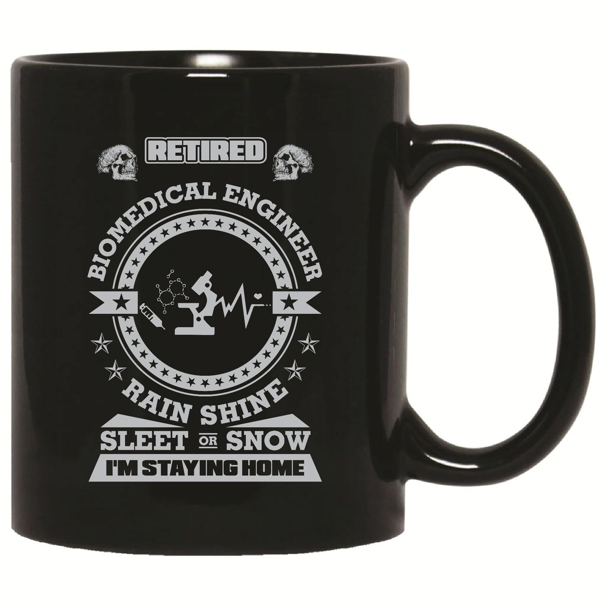 BIOMEDICAL ENGINEER Gift Idea Brain Shine Sleet or Snow Perfect Christmas or Birthday Present for MedTech Professionals 11oz 15oz Black Coffee Mug