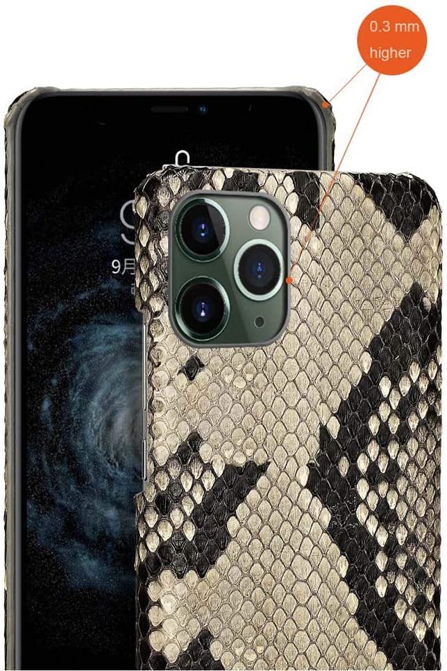 Coque iPhone 11 cuir python étui business anti-surchauffe et robuste