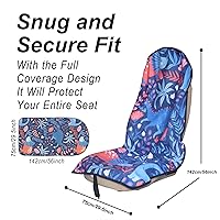 Vista 3 de Funda protectora de asiento de automóvil, para asientos delanteros, para entrenamiento de gimnasio, correr, natación, playa y senderismo