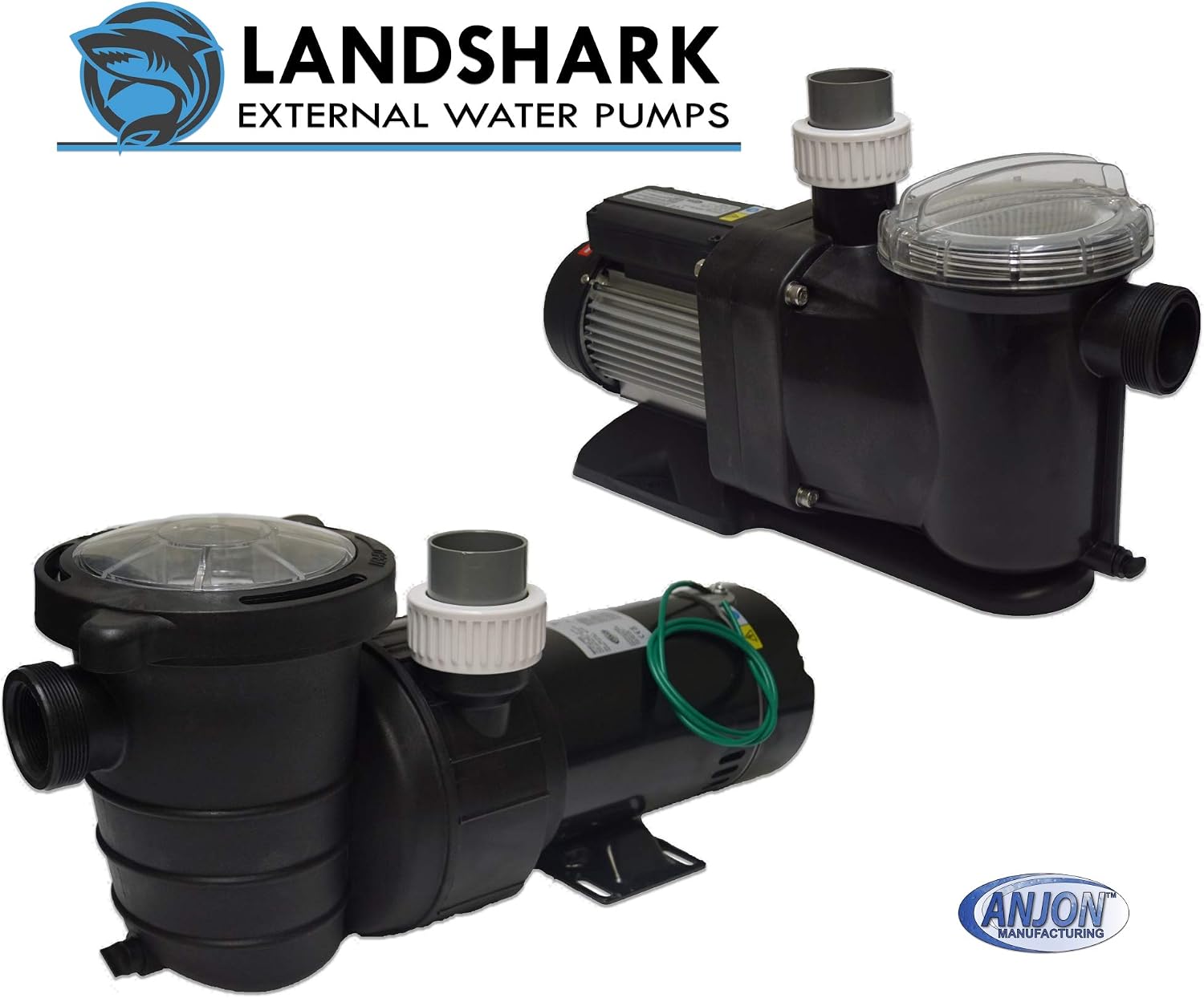 🔥 Landshark LS2000 High Efficiency 1/3 Horsepower External Water Pump. 2,000 Gallons Per Hour Maximum Flow Rate