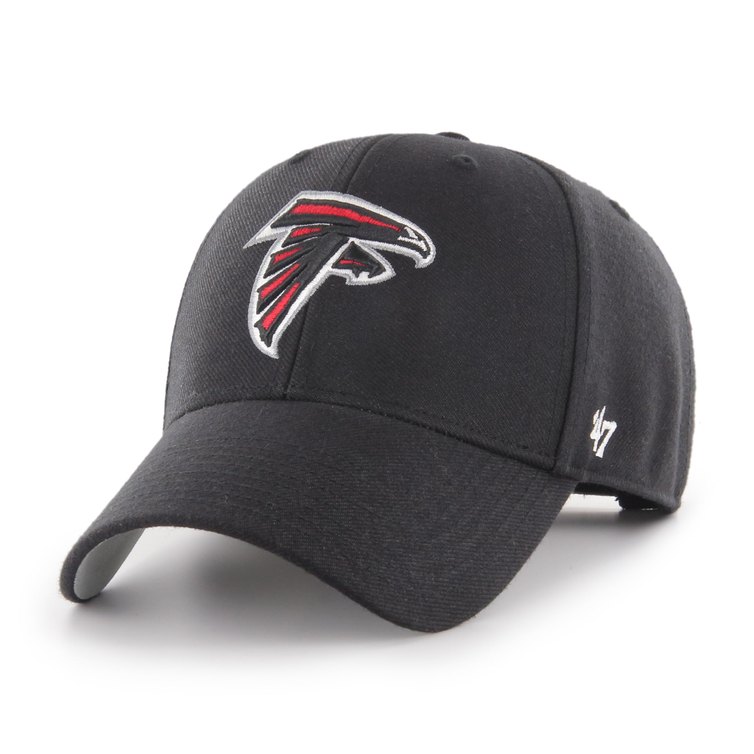 47 Atlanta Falcons NFL MVP Unisex Baseball Cap, Adjustable, Team Badge, Black