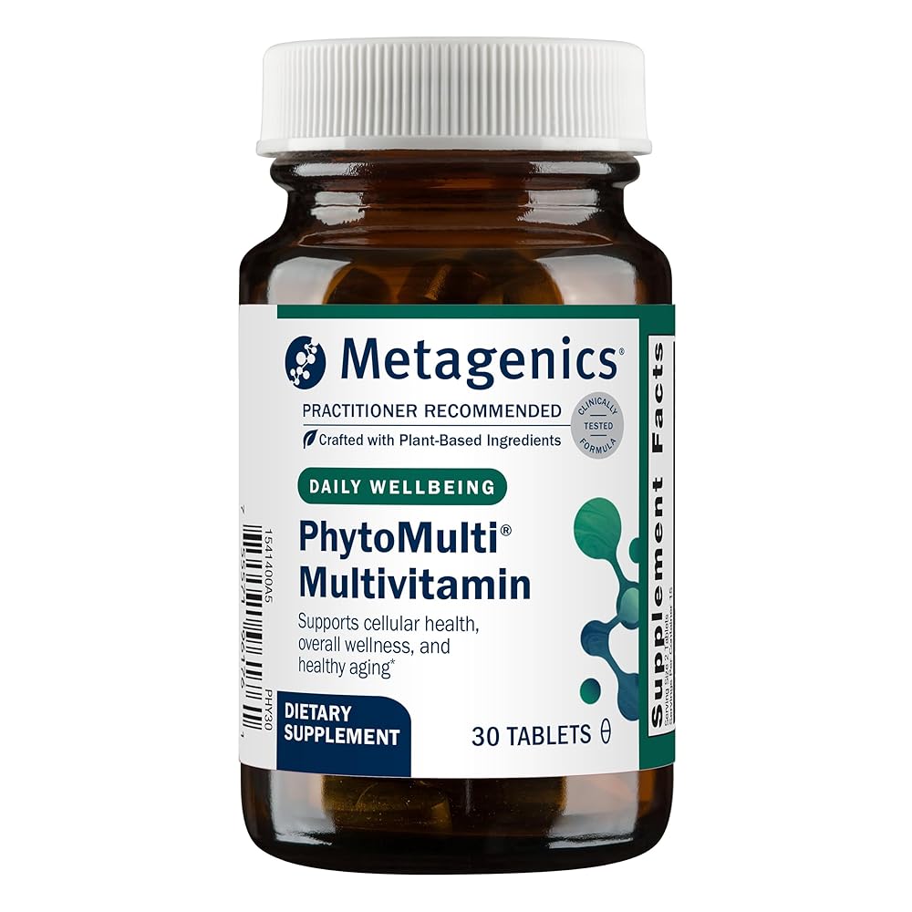 Metagenics PhytoMulti Without Iron - Daily Multivitamin for Men & Women* - with 20+ Vitamins, Minerals & Phytonutrients for Antioxidant & Immune Support* - NonGMO, GlutenFree - 30 Tablets