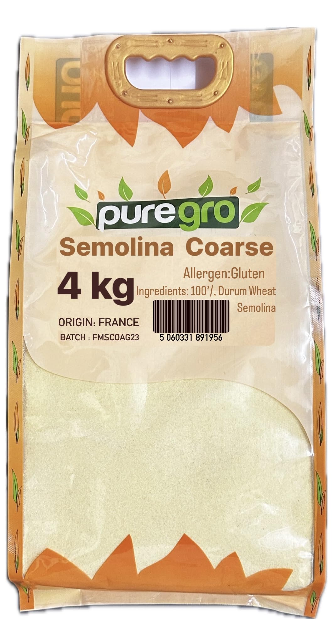 Puregro Semolina Coarse 4kg