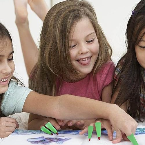 Miniatura 3 de 50 dedos de bruja que brillan en la oscuridad para niños, puntero de lectura de dedo, regalo para fiesta de Halloween, disfraz de bruja zombi,