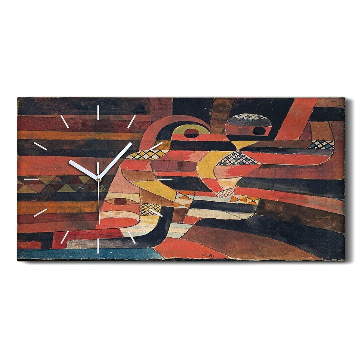 Horloge sur Toile pour Stopper le Tic-Tac et Sublimer l'Art Mural Salon