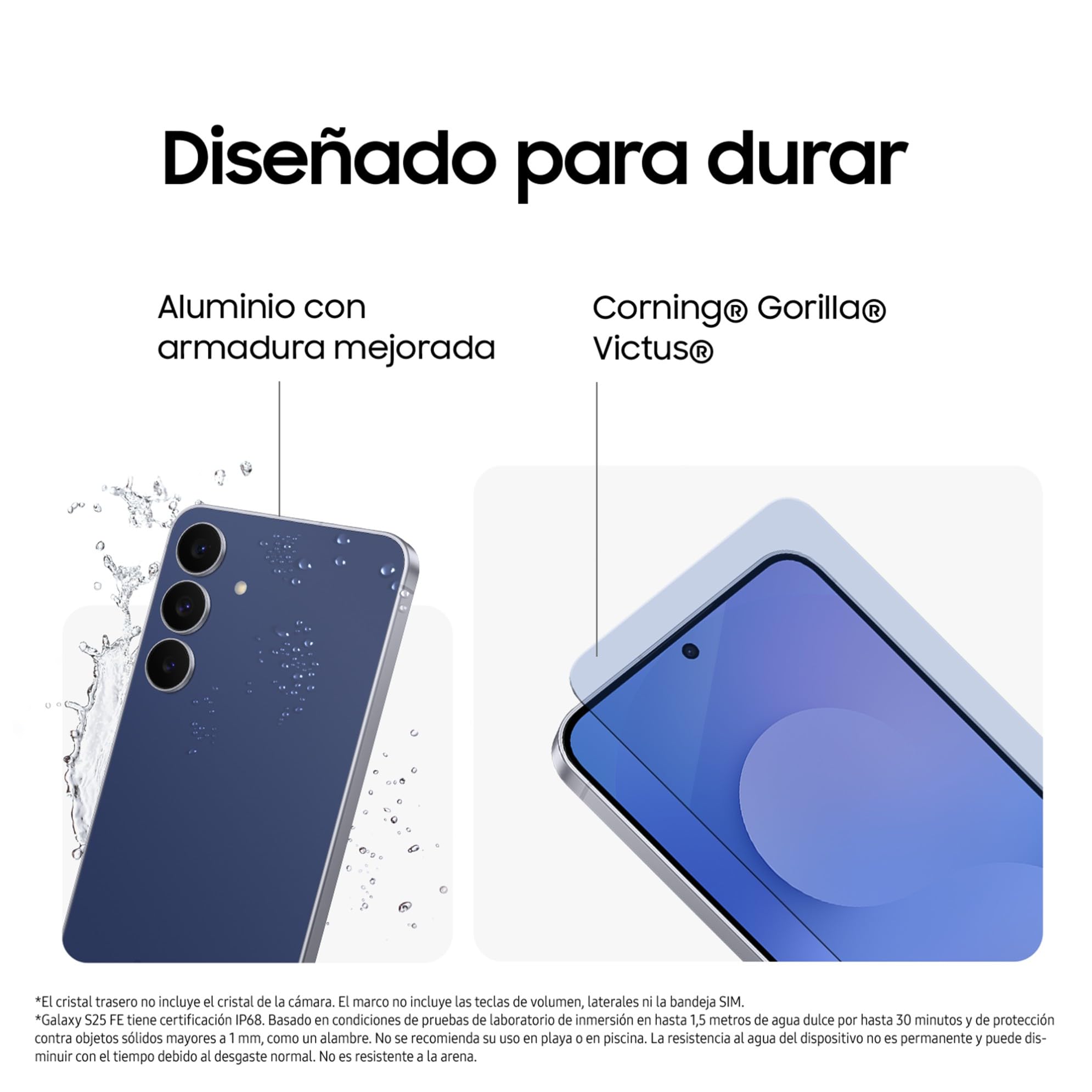 Samsung Galaxy S25 FE 512GB, Teléfono Móvil con IA, Marco Ligero 7,5mm, Pantalla FHD+ 6,7", Cámara 50MP, Exynos 2400, 8GB RAM, Garantía Fabricante 3 Años+1 Año Extra, Negro Intenso (Versión Española)