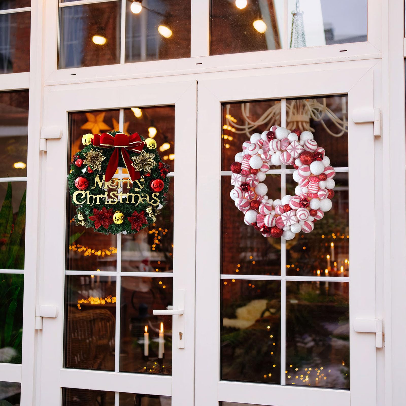 Amazon | クリスマス リース ゴージャス クリスマス 飾り インテリア