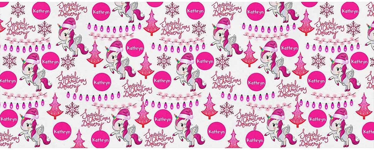 MyPupSocks Personalized Wrapping Paper Design for Christmas Christmas for Christmas, Birthdays, Father's Day, Kids Crafts, Care Packages, Handmade 2 Rolls 58x23 inch