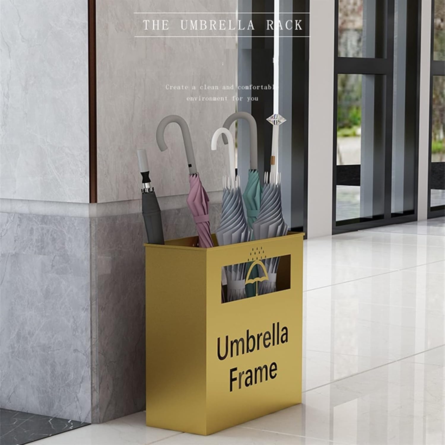 イタリア製 ローズ 傘立て ハンドペイント アンブレラスタンド 輸入