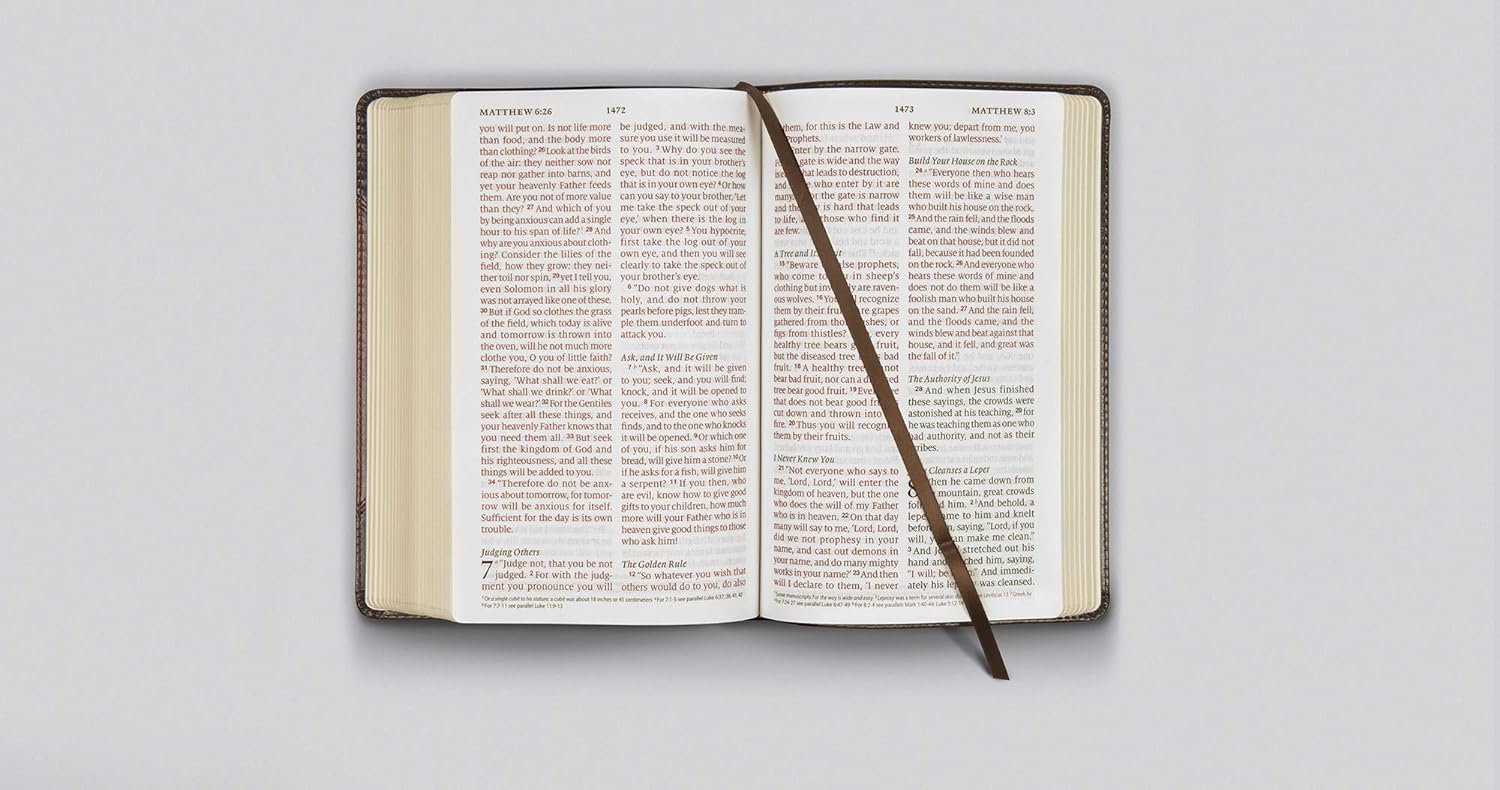 ESV Large Print Personal Size Bible (TruTone, Mahogany) - Image 4