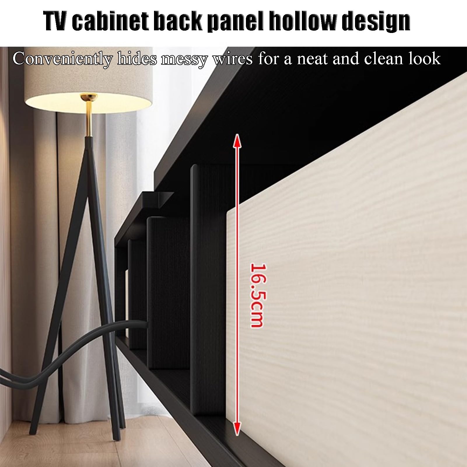 Naścienny stojak na telewizor z litego drewna prosta konstrukcja do salonu i małych mieszkań 200 cm (78 x 7 cali) nowoczesna pływająca szafka pod telewizor i stolik kawowy