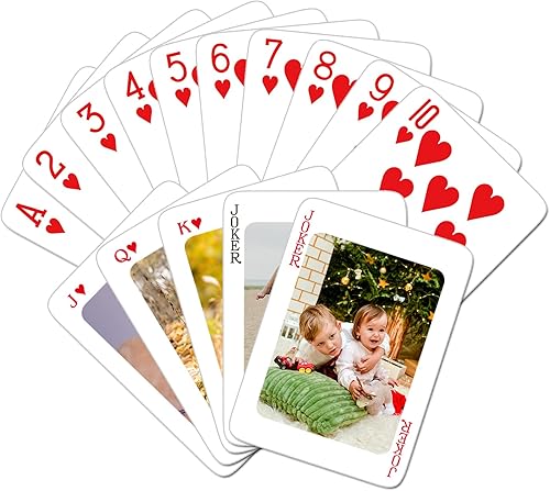 Miniatura 3 de Cartas de juego personalizadas, tarjetas con imágenes de amigos, regalos de novio/novia, baraja de fotos personalizada de 15 (estándar)