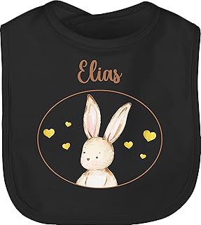 Geschenk mit Namen personalisiert by Shirtracer - Baby Lätzchen personalisiert mit Namen - Ostergeschenke Ostern - Osterha...