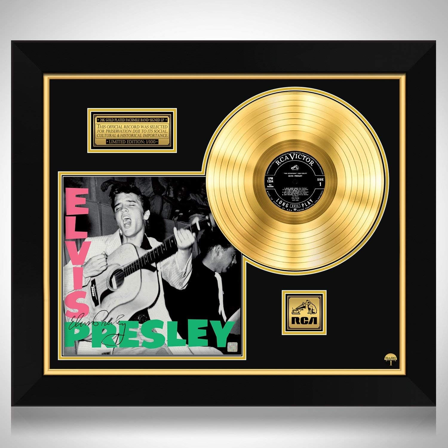 Buy Rare T Elvis Presley Limited Signature Edition Licensed Gold Lp Custom Frame Online In Hungary B084h2tnqn