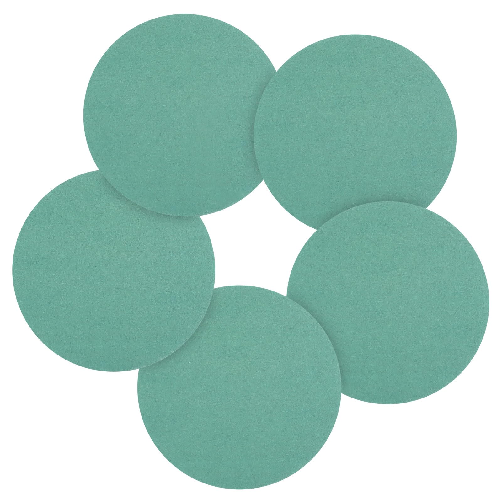 25 Pcs 6 Inch Sanding Disc 240 Grit Round Hook and Loop Sandpaper Fit for Metal Wood Automotive Boat Building Grinding and Polishing, Green-image-24
