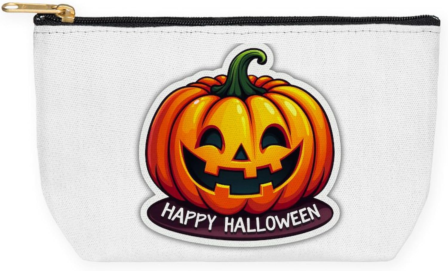 CafePress Bring Halloween Spirit to Life with Perfect Tee 8.5" x 4.5" Zipper Cosmetic Pouch