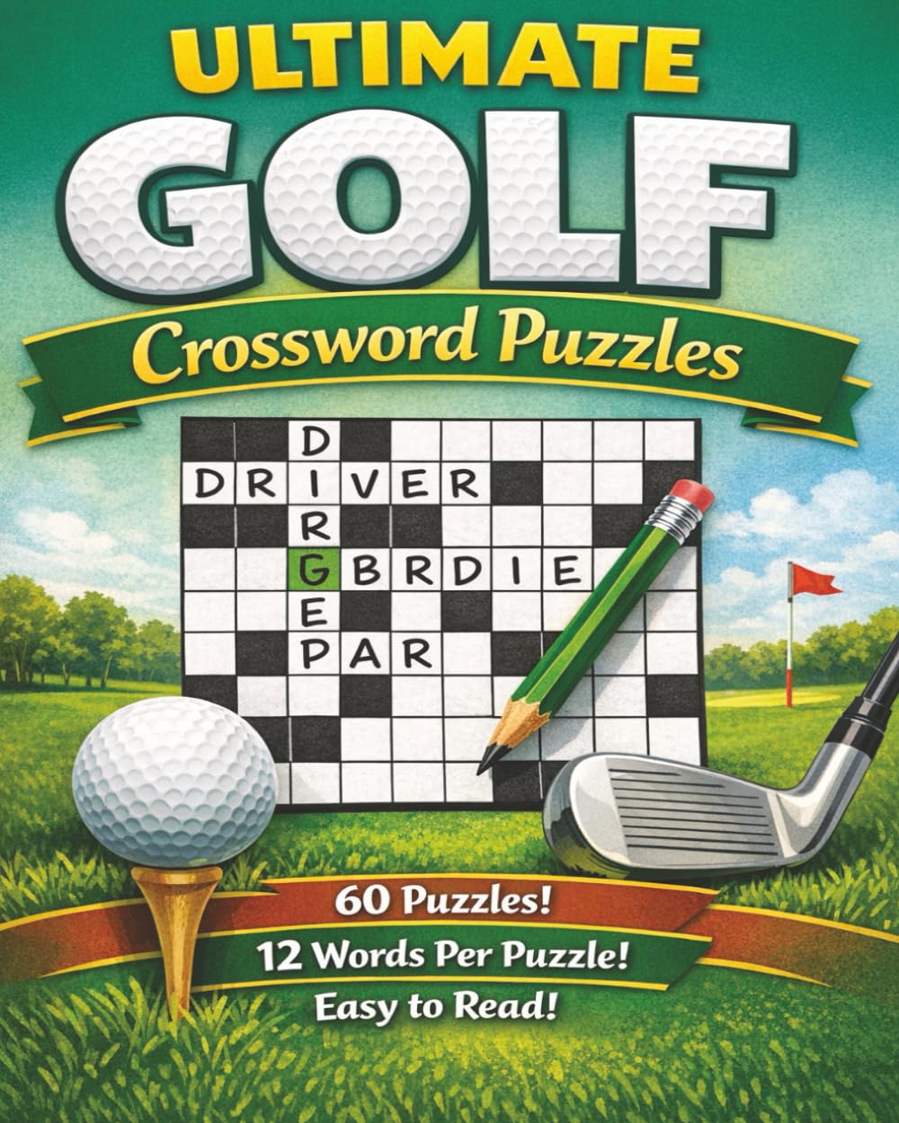 Ultimate Golf Crossword Puzzles: A Fun and Challenging Crossword Puzzle Book for Golf Lovers
