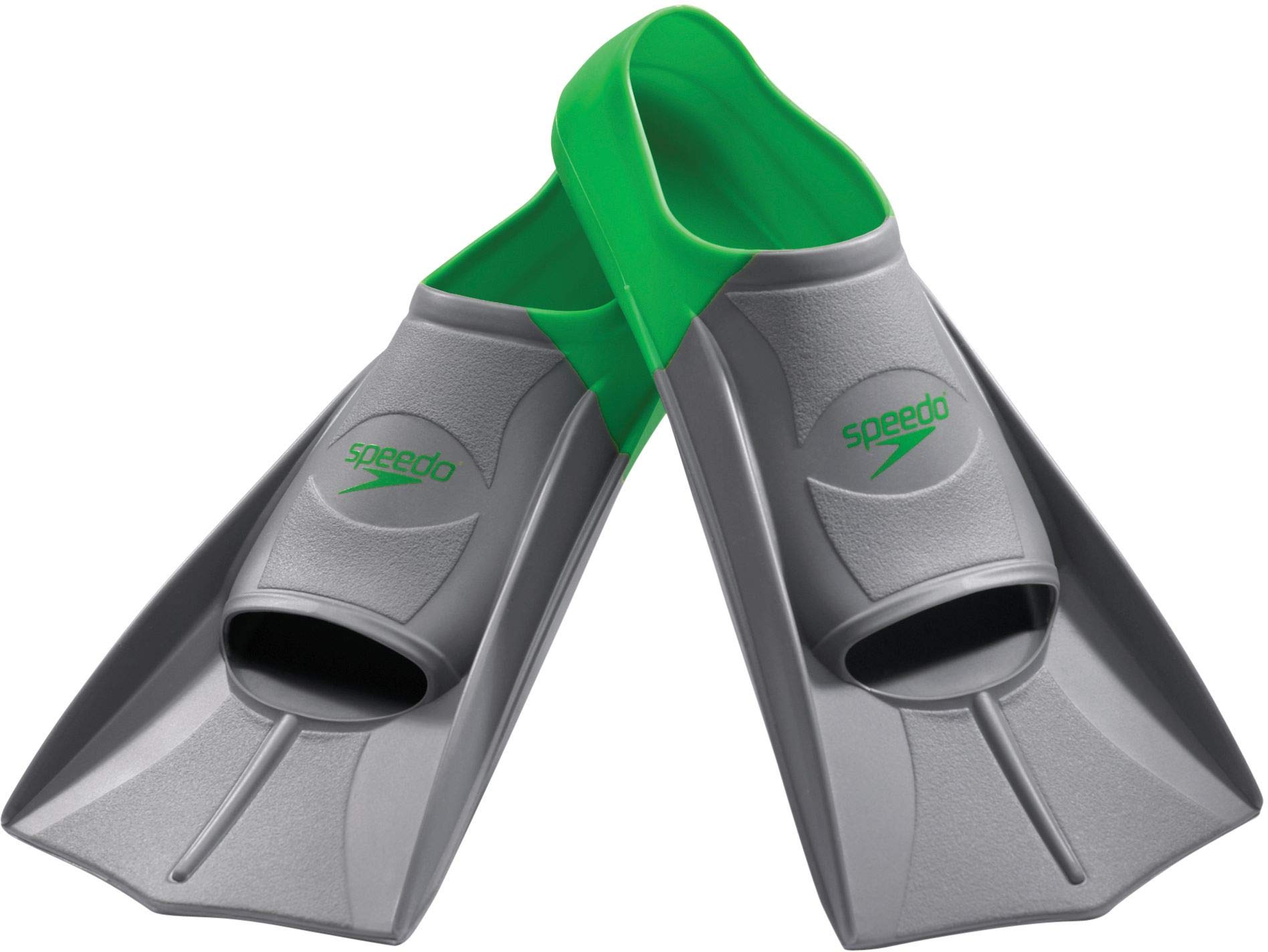 Speedo Unisex-Adult Swim Training Fins Rubber Short Blade