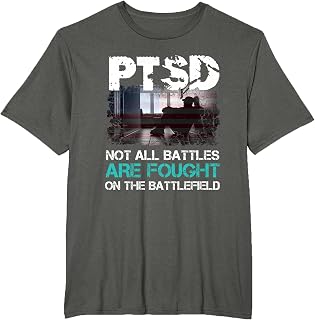 PTSD Awareness Military Veteran Support T Shirt T-Shirt