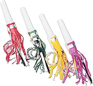 Beistle 100-Pack Fringed Party Blowouts, 16-Inch