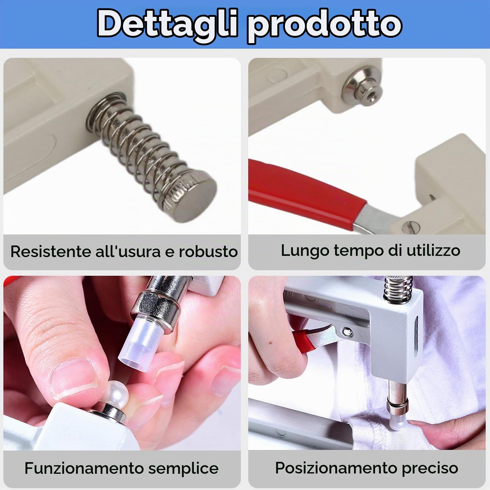 Macchina Per L'Incastonatura Fatta a Mano della Perla, Macchina Manuale della Pressa a Mano con Perline di Perle Bianche