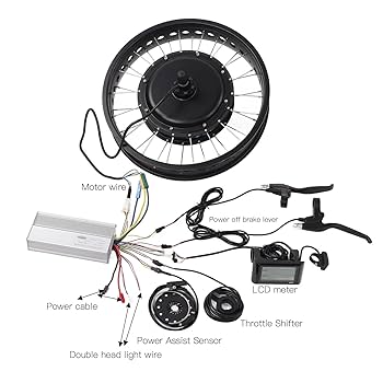 Amazon.co.jp: 12個の電動自転車改造キット、防水電動自転車