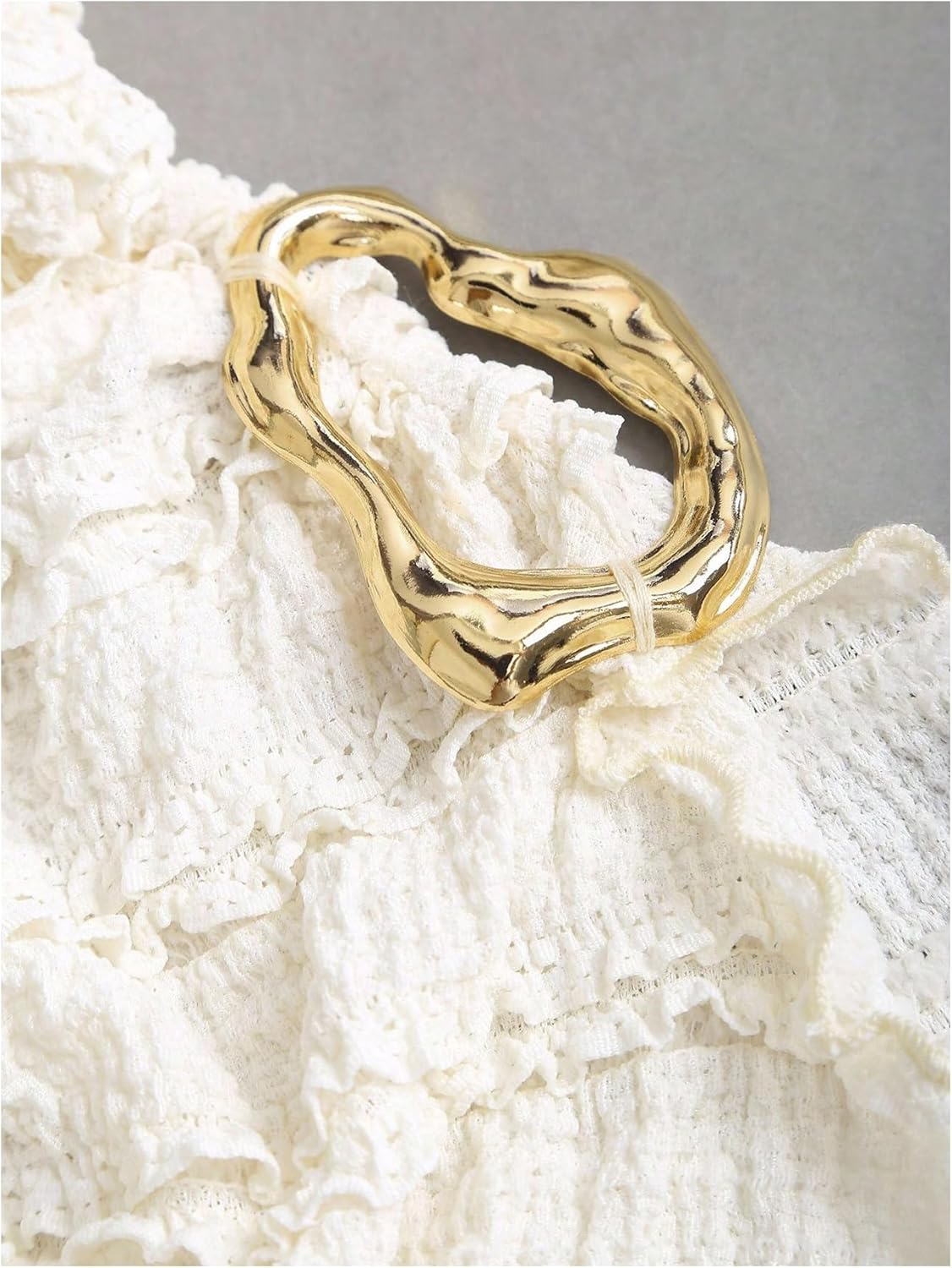 SOLY HUX Women's Off The Shoulder Long Sleeve Tops Y2K Going Out Crop Tees Asymmetrical Trendy T Shirts Clubwear - Image 5