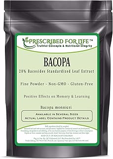 Bacopa - 20% Bacosides (HPLC) - Natural Leaf Extract Powder (Bacopa monnieri), 12 oz