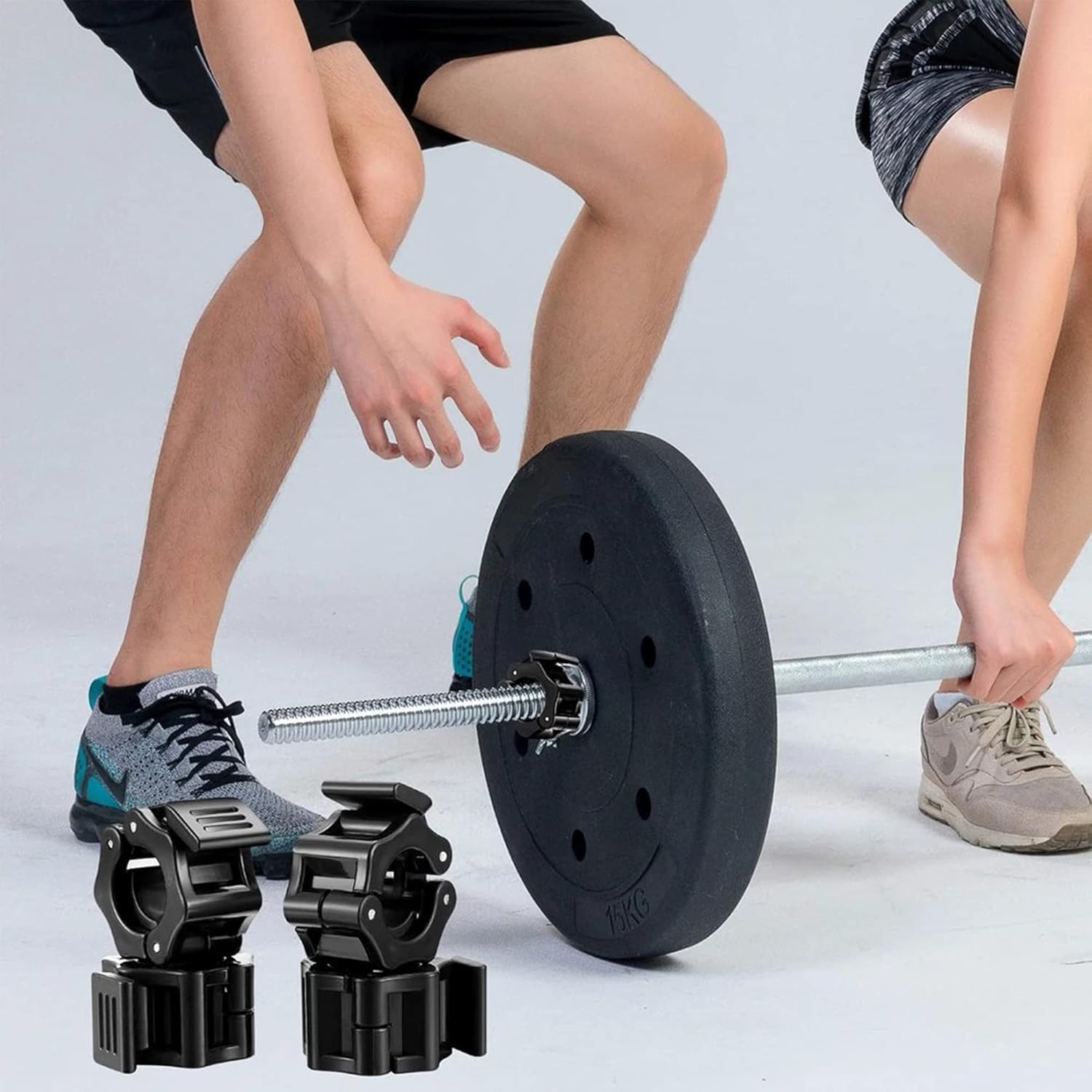 ZSXGZL 1 Pair 50mm Barbell Collar Lock Clips Dumbbell Buckle Olympic 2" Weight Lifting Bar Clamp for Gym Fitness Exercise Body Building (Pink) : Sports & Outdoors
