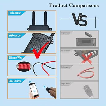 12V DC Remote Control Switch Bluetooth Wireless Remote Switch