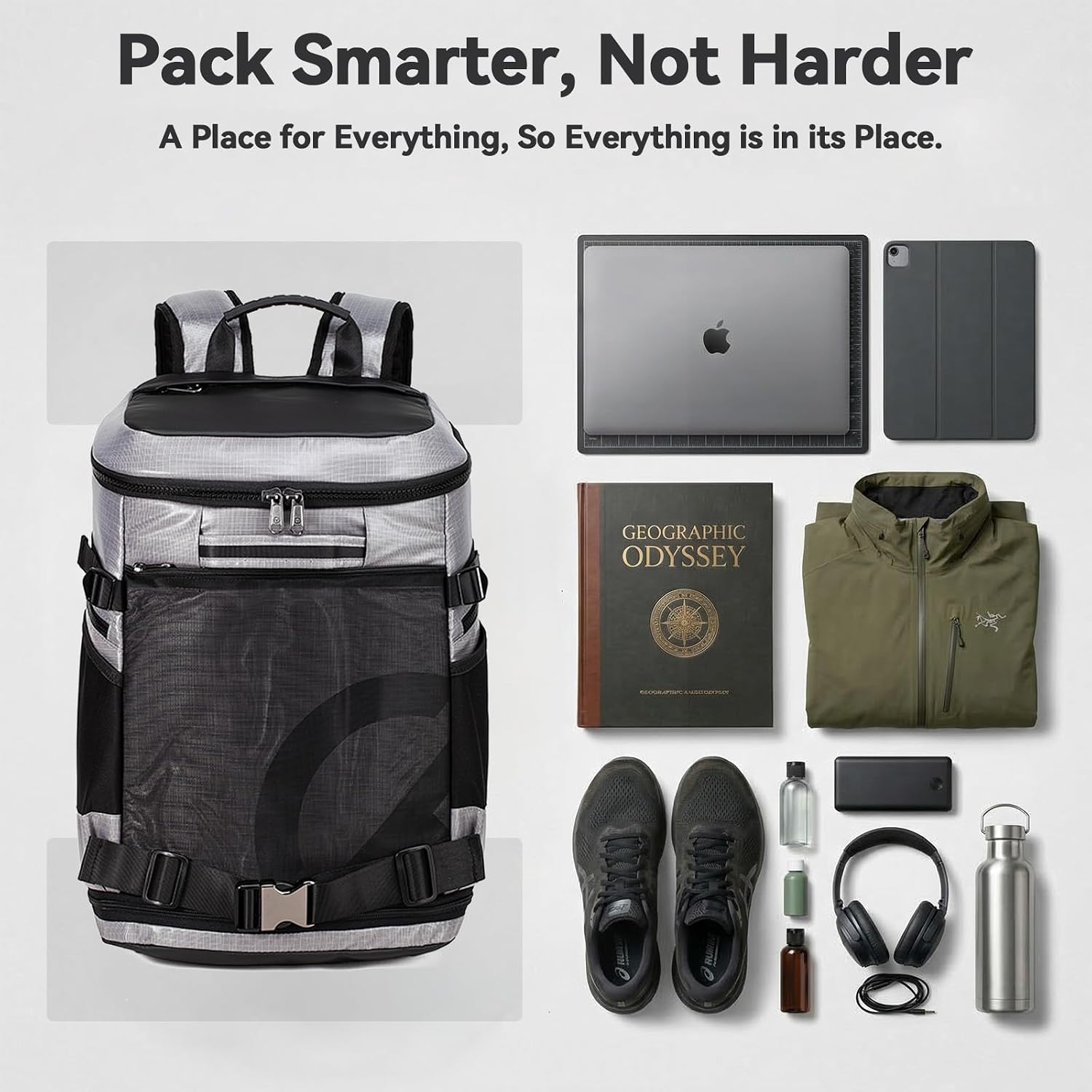 TRAILKICKER Baseball Backpack, Expandable Baseball Equipment Bag 40L Large Capacity, Softball & T-Ball Gear Bag for Adult Players, Helmet, Bat & Cleats Storage Travel Sports Backpack