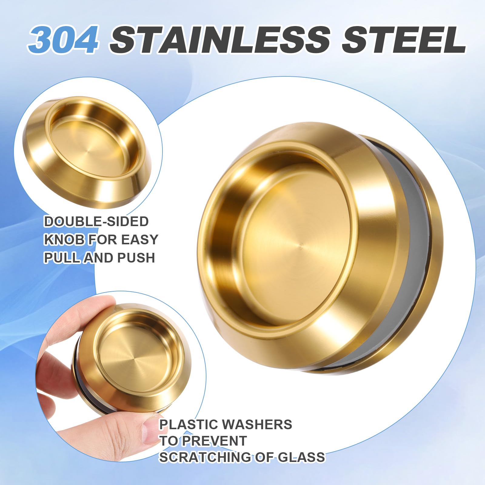 PATIKIL Round Sliding Glass Door Handle - Image 3