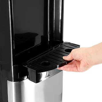 MegaChef Hot/Cold Water Dispenser (Stainless Steel, 5 Gallon)
