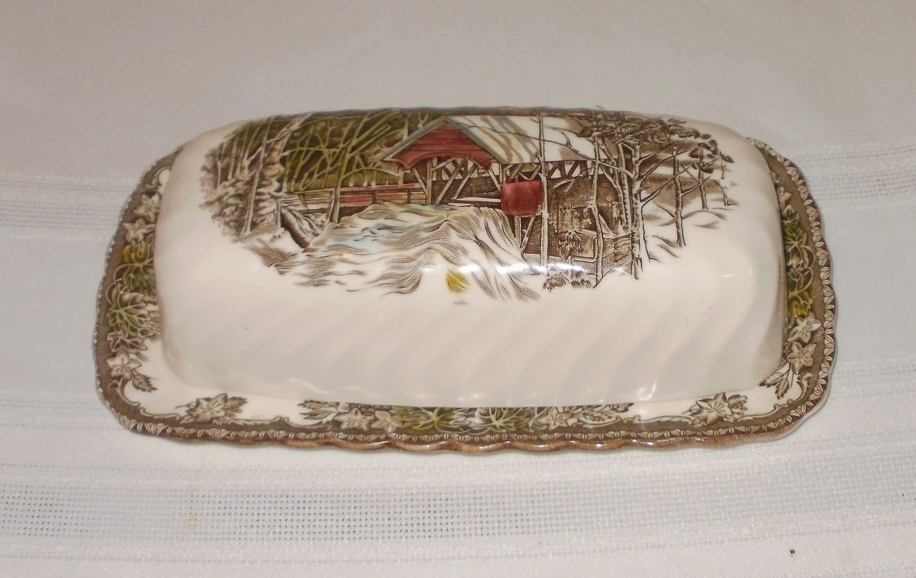 Johnson Brothers Friendly Village Butter Dish Amazon.ca Home