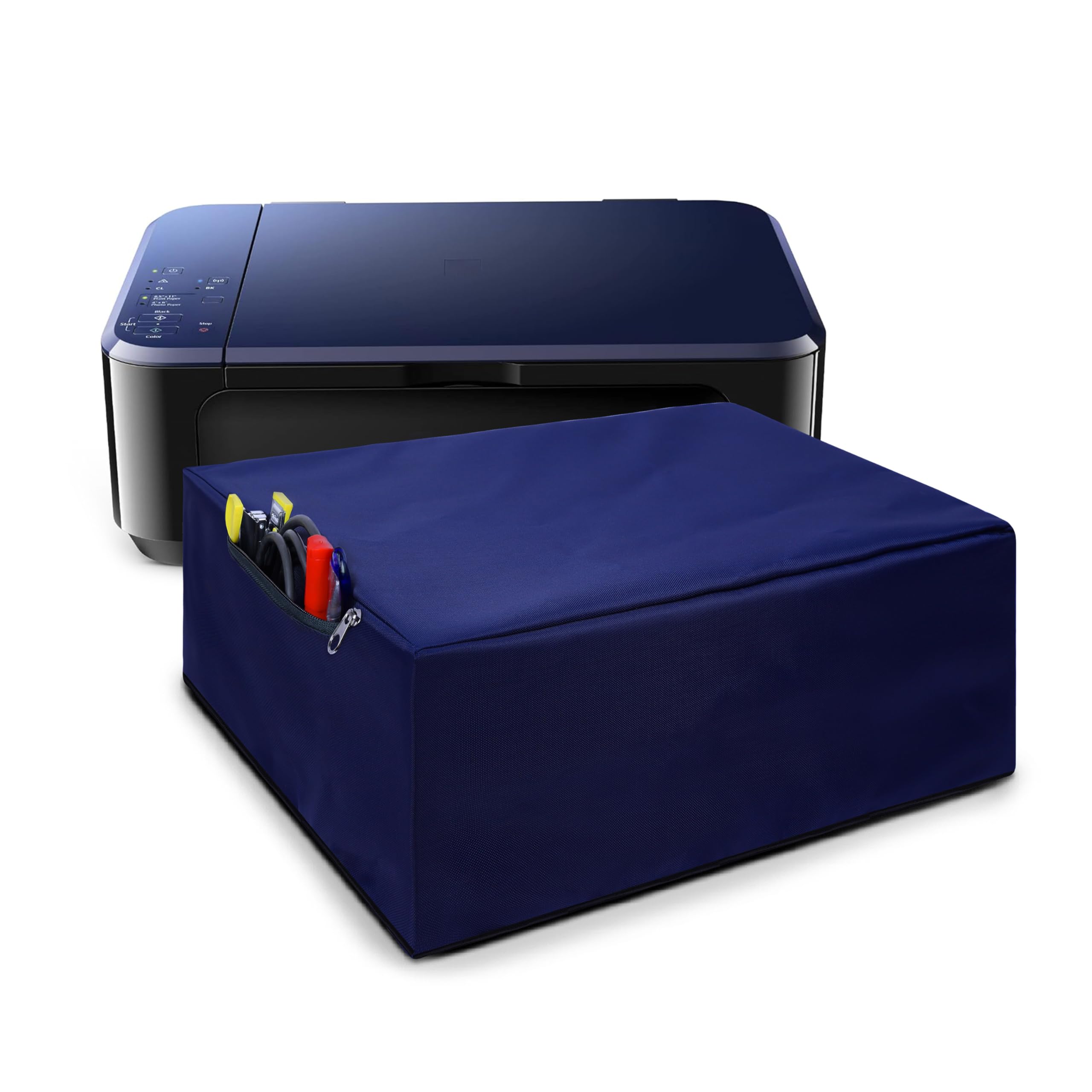 Alifiya Dust Proof Washable Printer Cover for Canon Pixma E560 / G2060 / TS207 Multifunction Wireless Ink Efficient Colour Printer - Blue-image-11
