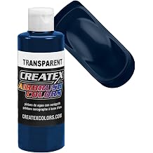Createx Airbrush Paint, Transparent Deep Blue, 4 oz 5108-04