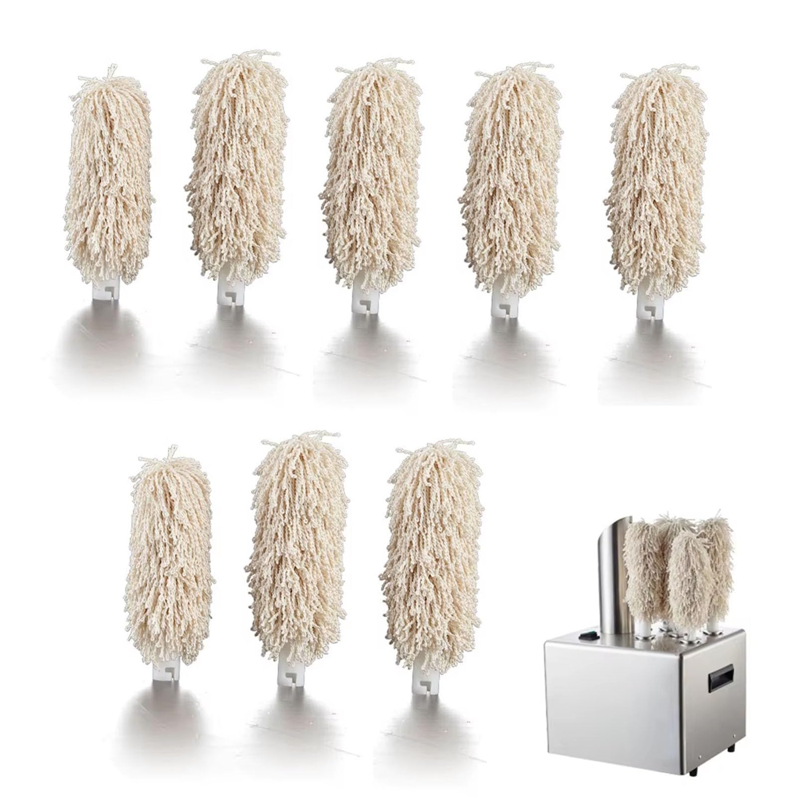 Brosses de rechange 5/8 pour polisseuse de verres microfibre haute densité anti-trace