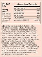 Vista 4 de Tetra Goldfish Flakes, dieta nutricionalmente equilibrada para peces de acuario, copos enriquecidos con vitamina C, 7.06 onzas