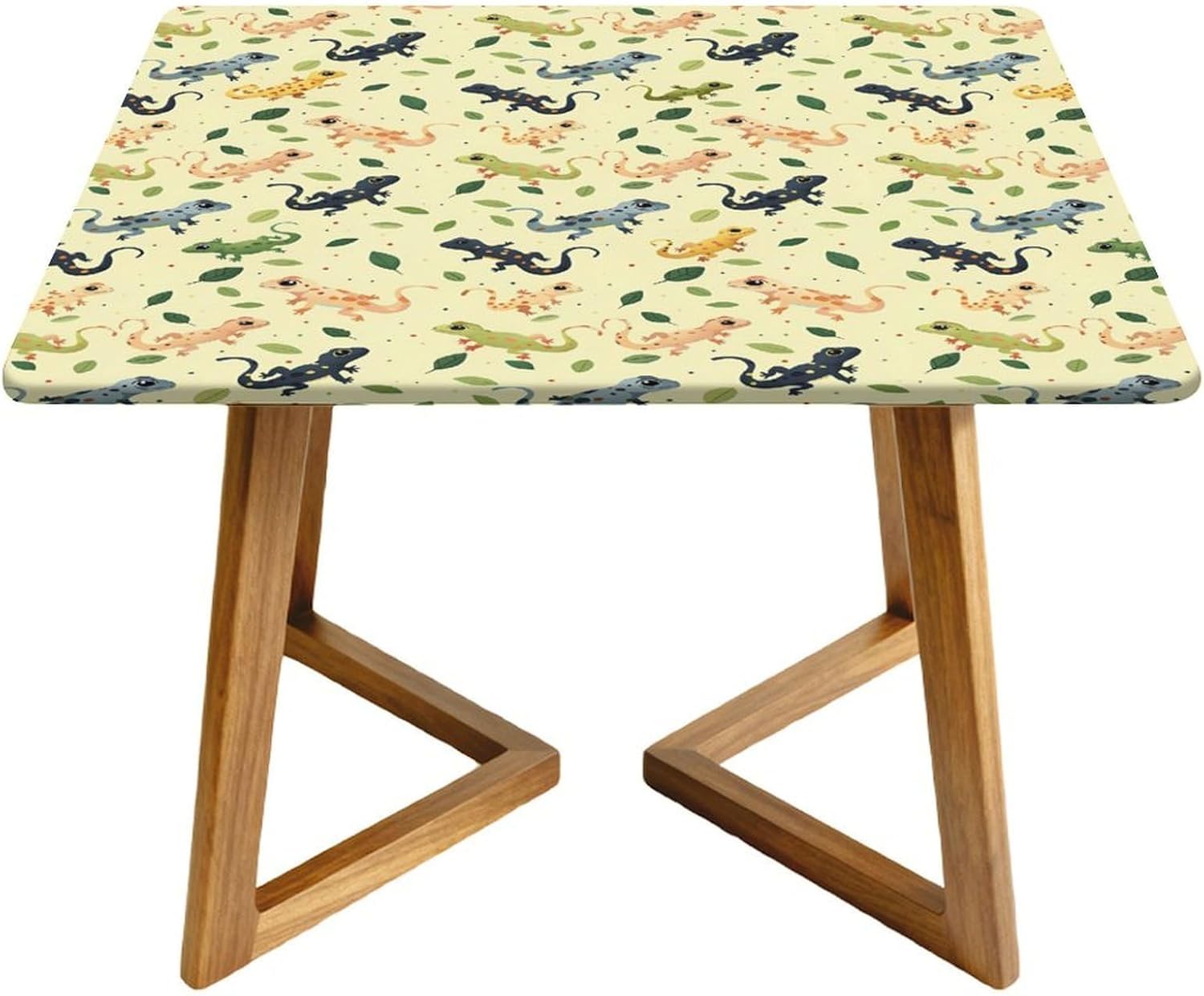 Spring Geckos Square Tablecloth Print Table Cloths Table Cover Wedding Party Holiday Decor