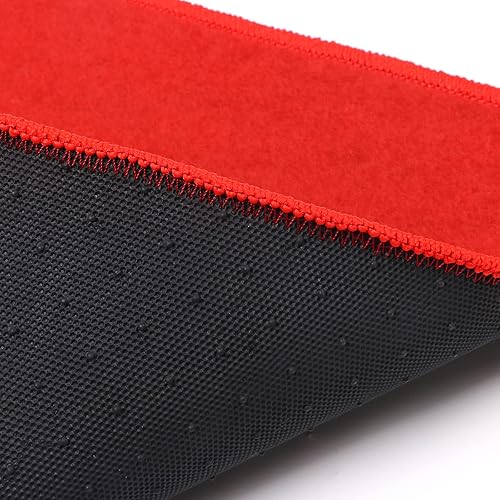 Miniatura 5 de IKON MOTORSPORTS, Alfombrillas compatibles con Acura Integra 1994-2001, ajuste de fábrica, de nailon rojo delantero y trasero, alfombrillas de