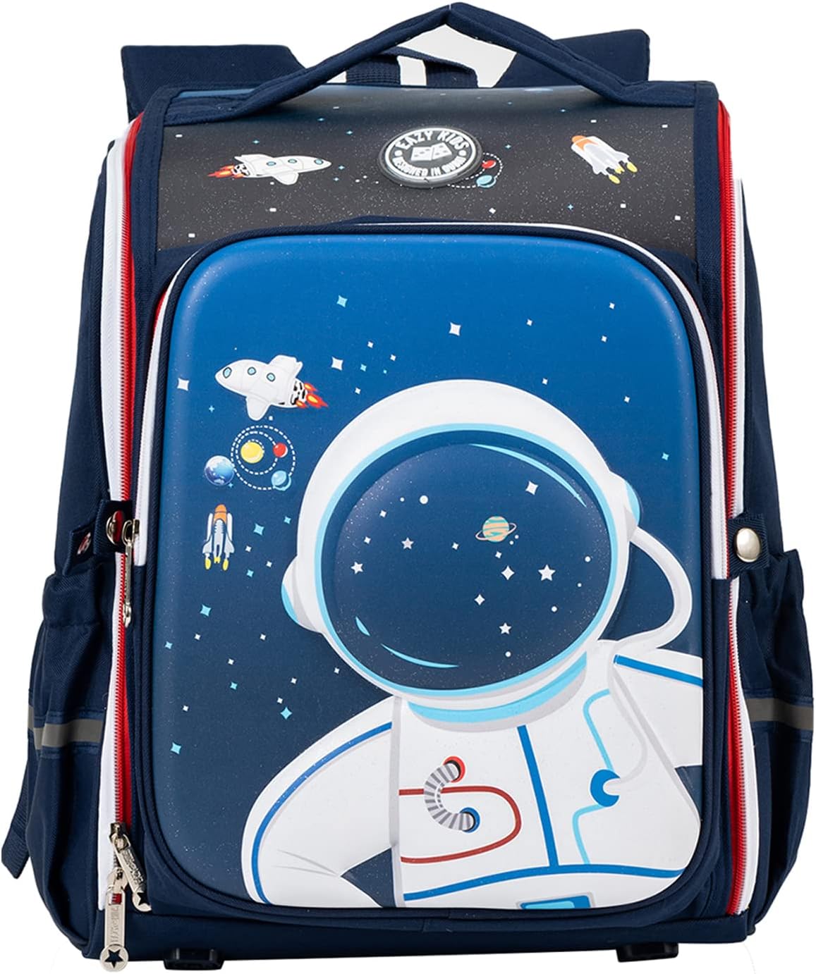 Eazy Kids - Back to School - 16" Astronaut Space School Backpack - Blue