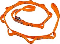 GM Climbing 16mm Nylon Daisy Chain Sling 22kN 120cm CE UIAA Certified - Aid Climbing Tether, Rigging, Hammock Suspension